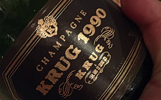 Champagne Krug Vintage 1990