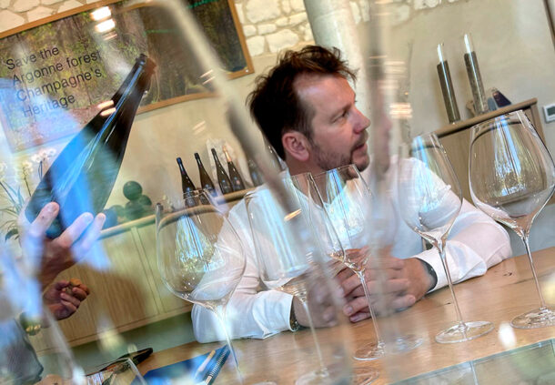 Sébastien Le Golvet, chef de cave di Henri Giraud.